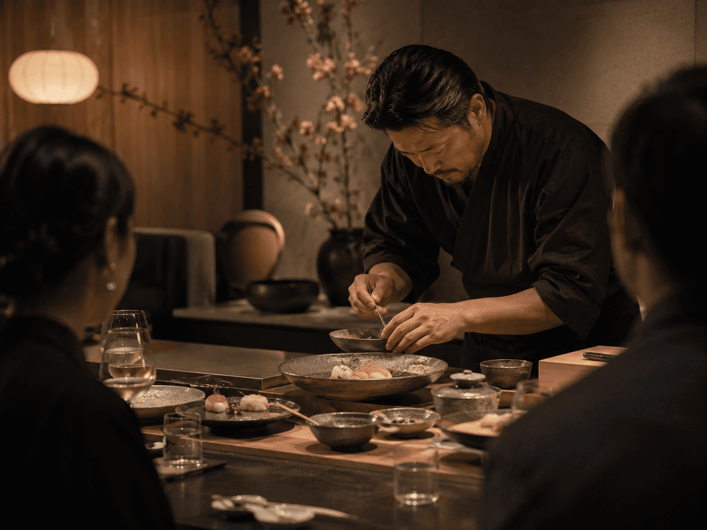Private chef omakase experience at home