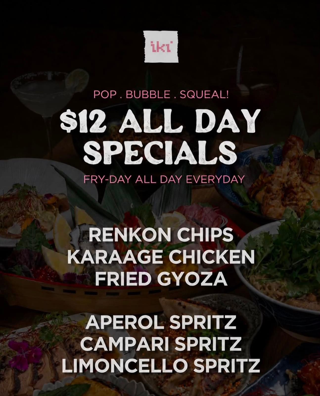 $12 All Day Specials